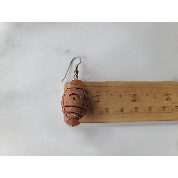 Dangling Beaded Pierced Earrings Vintage - Picture 10 of 10